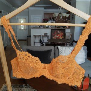 Vintage Tangerine La Perla Lace Bra